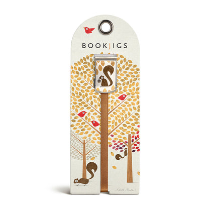 bookjigs bookmark squirrels ahhh nuts