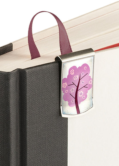 Cherry Blossoms Bookmark up close